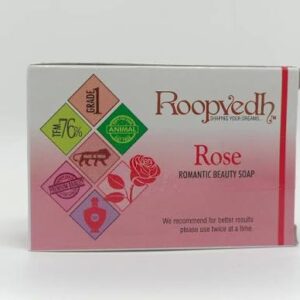 ROOPVEDH ROSE SOAP 100 GM TFM76%
