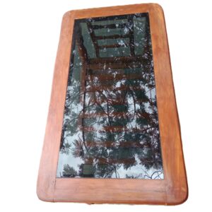 Wooden Center Glass Table(Coffee Table)