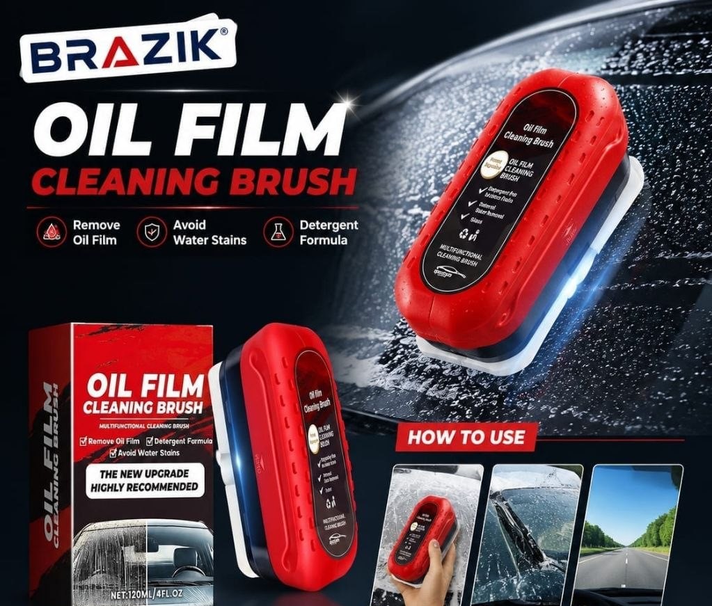 BRAZIK OIL FILM CLEANING BRUSH