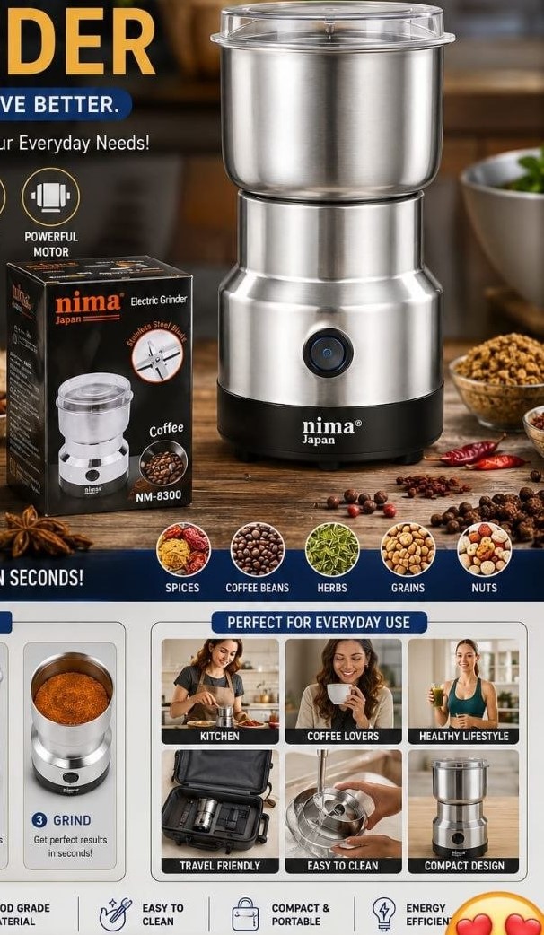 NIMA ELECTRIC GRINDER PORTABLE