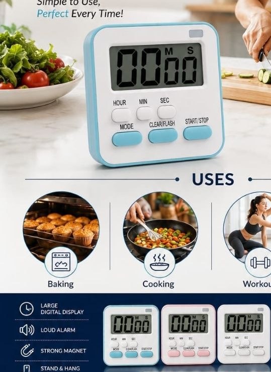 KITCHEN/SPORTS DIGITAL TIMER